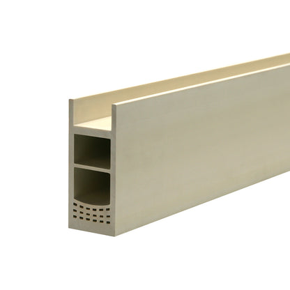 WPC Door Panel Edge 100mm x 45mm Fitting for 35mm Door Panel